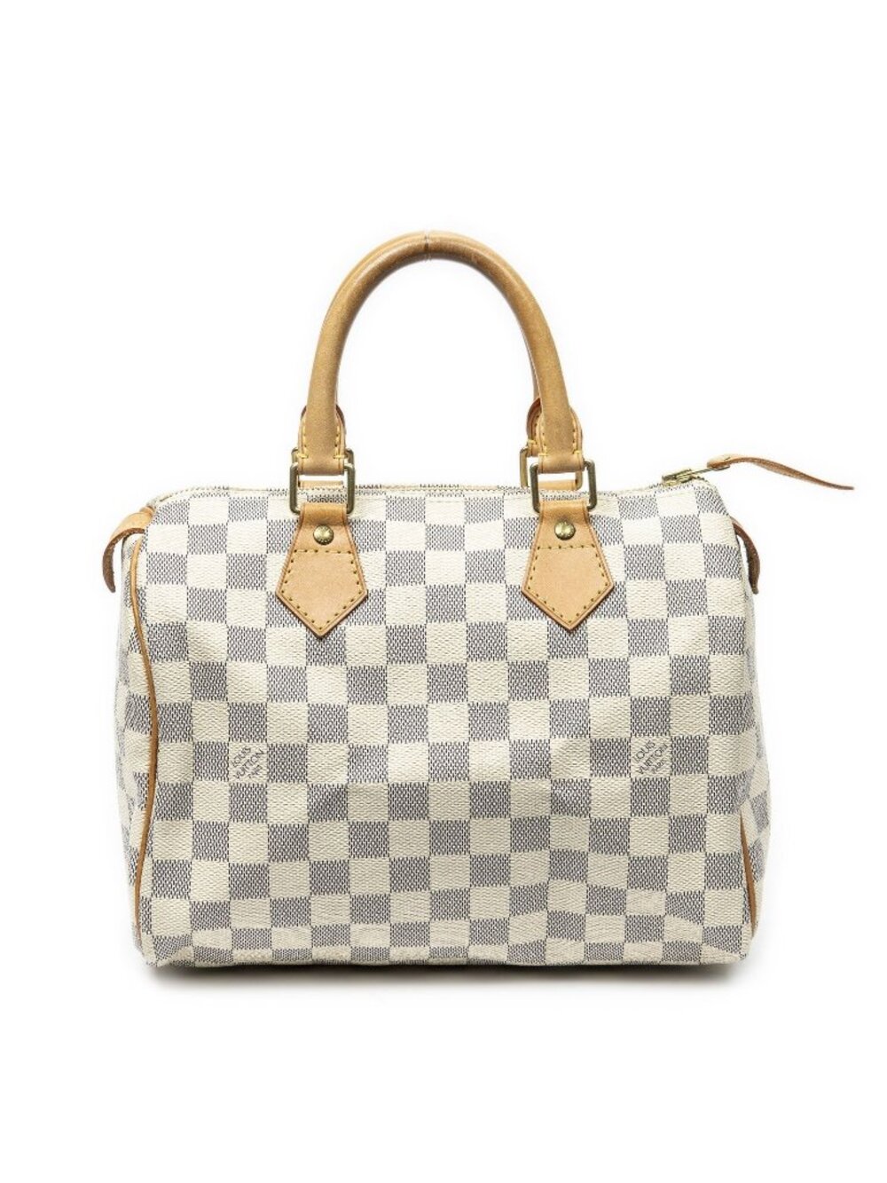 Louis Vuitton Speedy Ivory Damier Azur Handbag